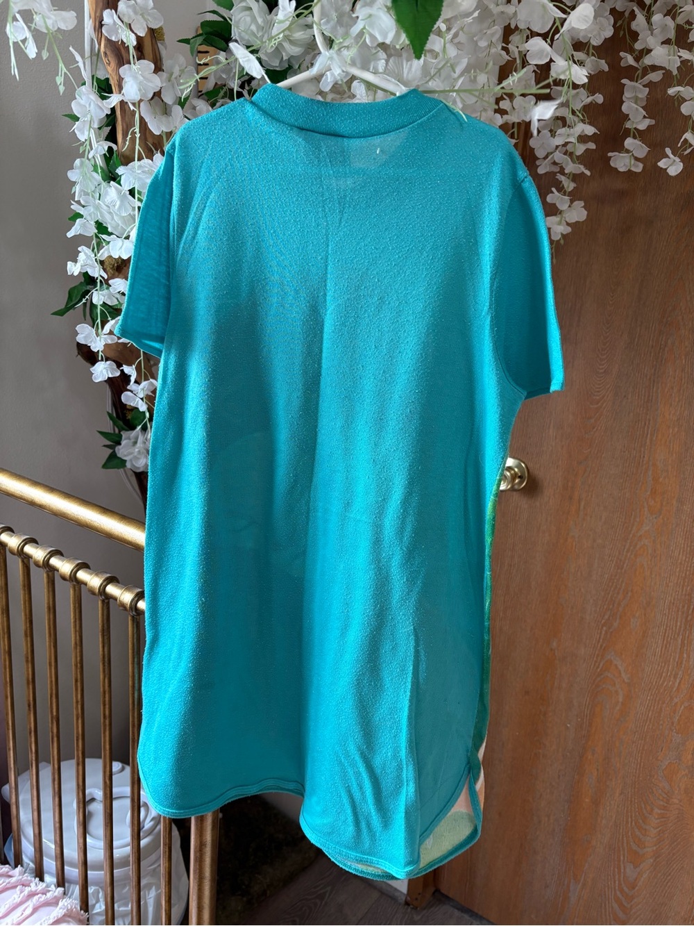 Vintage Teal Kids Nightgown with Lion King Disney Graphic - Picture 4 of 4